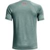 imageUnder Armour Boys Tech Split Logo Hybrid ShortSleeve TShirtRetro Teal 391Black
