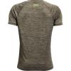 imageUnder Armour Boys Tech Split Logo Hybrid ShortSleeve TShirtVictory Green 369Summer Lime