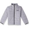 imageUnder Armour Boys Westward 3in1 Jacket Removable Hood ampamp Liner Windproof ampamp Water RepellantBlack Gray Block