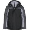 imageUnder Armour Boys Westward 3in1 Jacket Removable Hood ampamp Liner Windproof ampamp Water RepellantBlack Gray Block