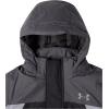 imageUnder Armour Boys Westward 3in1 Jacket Removable Hood ampamp Liner Windproof ampamp Water RepellantBlack Gray Block