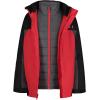 imageUnder Armour Boys Westward 3in1 Jacket Removable Hood ampamp Liner Windproof ampamp Water RepellantRed Colorblock
