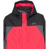 imageUnder Armour Boys Westward 3in1 Jacket Removable Hood ampamp Liner Windproof ampamp Water RepellantRed Colorblock