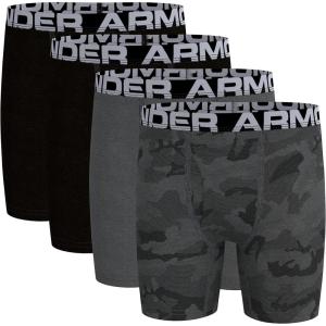 imageUnder Armour Boys Charged Stretch Boxer Jock Lightweight ampamp Smooth Stretch FitAssorted