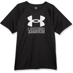 imageUnder Armour Boys Tech Hybrid Printed Fill ShortSleeve TShirt001 Black   White