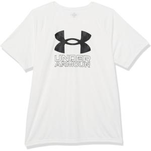 imageUnder Armour Boys Tech Hybrid Printed Fill ShortSleeve TShirt100 White   Black