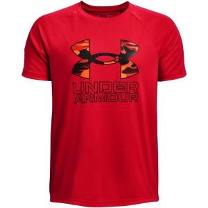 imageUnder Armour Boys Tech Hybrid Printed Fill ShortSleeve TShirt890 Radio Red   Radio Red