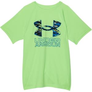 imageUnder Armour Boys Tech Hybrid Printed Fill ShortSleeve TShirtQuirky Lime 752Cruise Blue