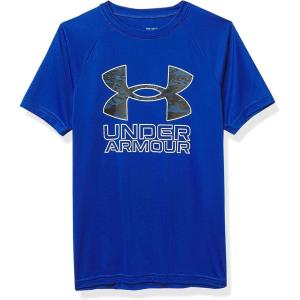 imageUnder Armour Boys Tech Hybrid Printed Fill ShortSleeve TShirtRoyal 400White