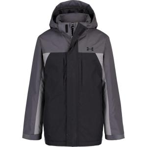 imageUnder Armour Boys Westward 3in1 Jacket Removable Hood ampamp Liner Windproof ampamp Water RepellantConcrete