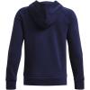 imageUnder Armour Boys Rival Fleece Hoodie410 Midnight Navy   White