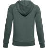 imageUnder Armour Boys Rival Fleece HoodieLichen Blue Light Heather 424Onyx White