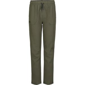 imageUnder Armour Boys Outdoor Woven Tech Pants 4Way Stretch Fabric ampamp Drawstring ClosureMarine Green  Stretch Tech