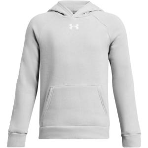 imageUnder Armour Boys Rival Fleece Hoodie012 Mod Gray   White