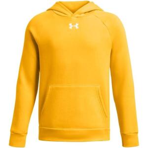 imageUnder Armour Boys Rival Fleece Hoodie750 Steeltown Gold   White