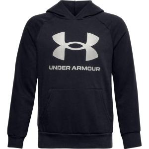 imageUnder Armour Boys Rival Fleece HoodieBlack 001Onyx White