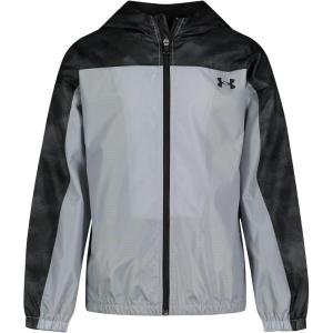imageUnder Armour Boys Windbreaker Zipup Jacket Water Repellent and WindproofMod Gray Sand Camo