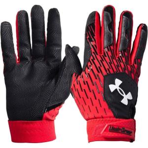 imageUnder Armour Boys Youth Clean Up Baseball Gloves001 Black  Red  White