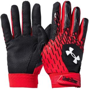 imageUnder Armour Boys Youth Clean Up Baseball Gloves003 Black  Dark Orange  White