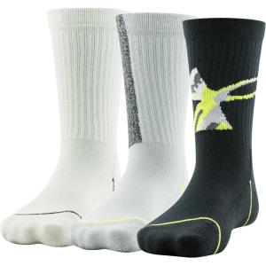 imageUnder Armour Kids Phenom Crew Socks 3PairsBlack Yellow Assorted