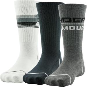 imageUnder Armour Kids Phenom Crew Socks 3PairsPitch Gray Assorted