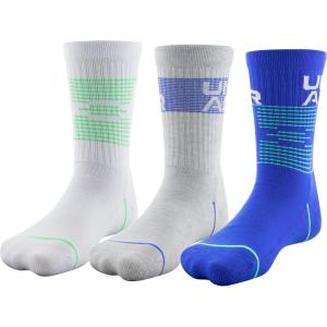 imageUnder Armour Kids Phenom Crew Socks 3PairsVersa Blue Assorted
