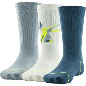imageUnder Armour Kids Phenom Crew Socks 3PairsWhite Blue Assorted