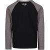 imageUnder Armour Boys Long Sleeve Shirt Crewneck Lightweight and BreathableBlack Collegiate Logo