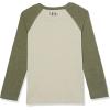 imageUnder Armour Boys Long Sleeve Shirt Crewneck Lightweight and BreathableKhaki Raglan