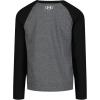 imageUnder Armour Boys Long Sleeve Shirt Crewneck Lightweight and BreathablePitch Gray Raglan