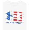 imageUnder Armour Boys New Freedom Chest Flag TShirt100 White   Royal