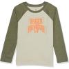 Khaki Raglan