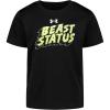 imageUnder Armour Boys Short Sleeve Shirt Crewneck Lightweight and BreathableBlack  Beast Status