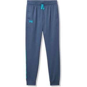 imageUnder Armour Boys Brawler 20 Tapered Pants044 Downpour Gray   Circuit Teal