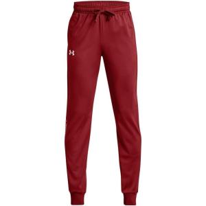 imageUnder Armour Boys Brawler 20 Tapered Pants610 Stadium Red   White