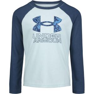 imageUnder Armour Boys Long Sleeve Shirt Crewneck Lightweight and BreathableFuse Teal Camo