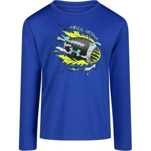 imageUnder Armour Boys Long Sleeve Shirt Crewneck Lightweight and BreathableRoyal Football