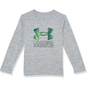 imageUnder Armour Boys Long Sleeve Shirt Crewneck Lightweight and BreathableSteel  Valley Etch