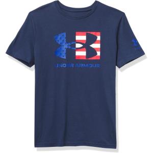 imageUnder Armour Boys New Freedom Chest Flag TShirtAcademy Blue 408Royal