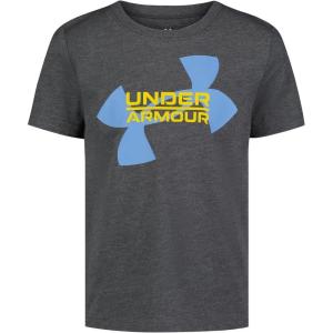 imageUnder Armour Boys Short Sleeve Shirt Crewneck Lightweight and BreathableCastlerockTilted Logo
