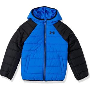 imageUnder Armour Boys Tuckerman Puffer Jacket MidWeight Zipper ClosureTeam Royal Raglan
