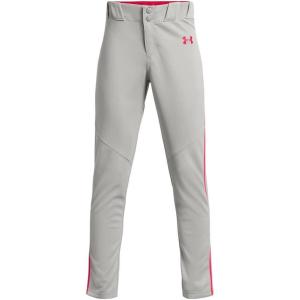 imageUnder Armour Boys Utility Baseball Pant Pipe083 Baseball Gray  Red  Red