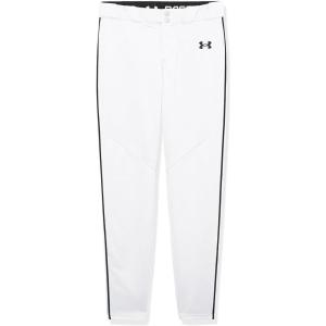 imageUnder Armour Boys Utility Baseball Pant Pipe100 White  Black  Black