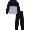 imageUnder Armour babyboys Long Sleeve Logo Hoodie ampamp Joggers SetBlackGrey Colorblock