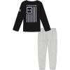imageUnder Armour boys Long Sleeve Shirt and Jogger Set Durable Stretch and LightweightBlack Freedom Flag