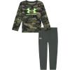imageUnder Armour boys Long Sleeve Shirt and Jogger Set Durable Stretch and LightweightBaroque Woodlands