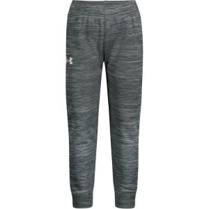imageUnder Armour Boys Jogger Pull on Style Logo ampamp Printed DesignsTwist  Pitch Gray