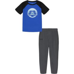 imageUnder Armour boys Short Sleeve Tee and Jogger SetTeam Royal Soccer