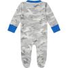 imageUnder Armour Baby Boys Coverall Footie Zipup Closure Logo ampamp Printed DesignsHalo Gray Camo