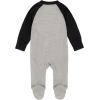 imageUnder Armour Baby Boys Coverall Footie Zipup Closure Logo ampamp Printed DesignsMod Gray Raglan